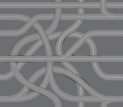 蜿蜒道路的無(wú)縫背景