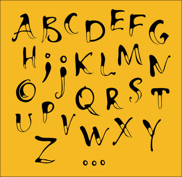 書法字母
