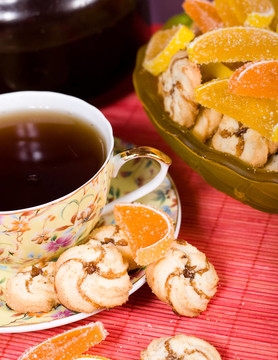 一杯茶和餅干