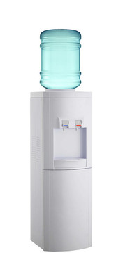 帶水瓶的白色冷卻器