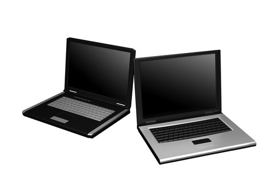 黑色筆記本3D模型