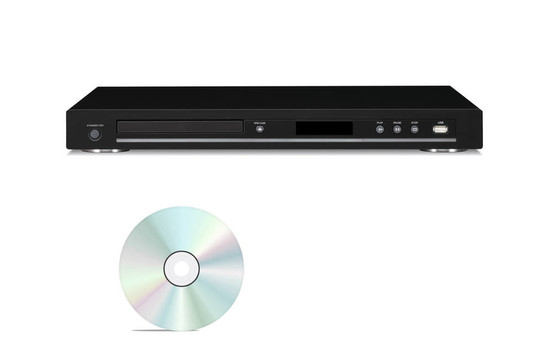 帶光盤的dvd播放機