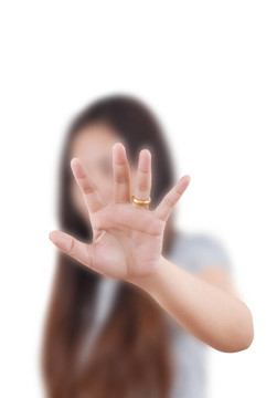 商務(wù)小姐推白板。