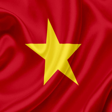 越南飄揚(yáng)的旗幟