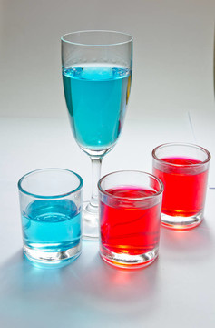 彩色玻璃酒精