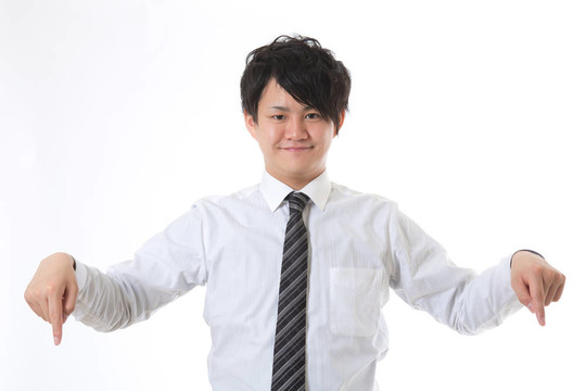 商人指著