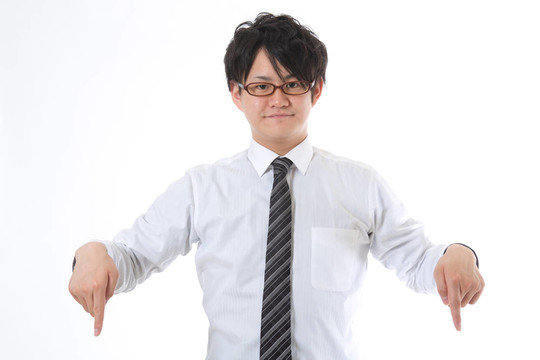 商人指著