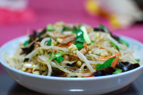 炒豆芽
