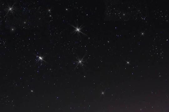 夜空中的星星