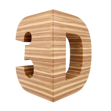 3D木材文本符號(hào)