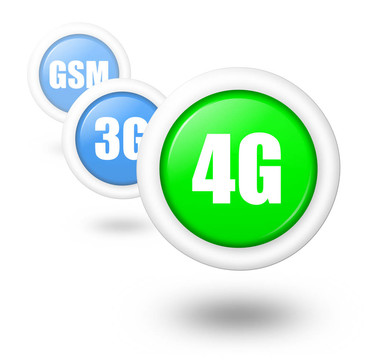 電信4G的發(fā)展概念插畫
