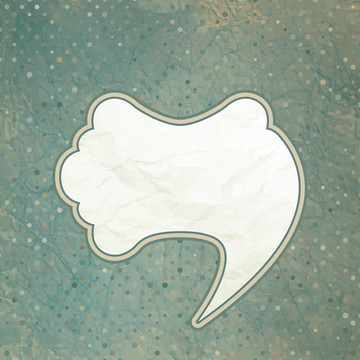 老式語(yǔ)音泡沫設(shè)計(jì)。EPS 8