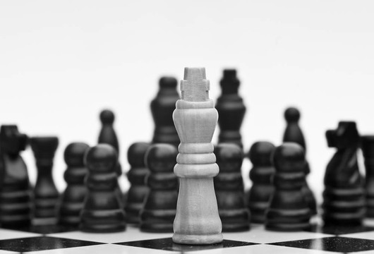 戰(zhàn)略商務概念應用的棋局