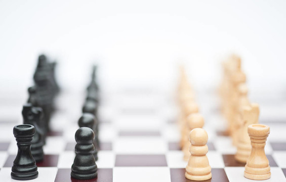 戰(zhàn)略商務概念應用的棋局
