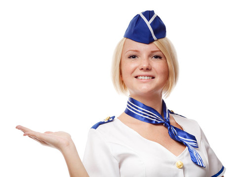 美女空姐肖像