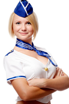 美女空姐肖像