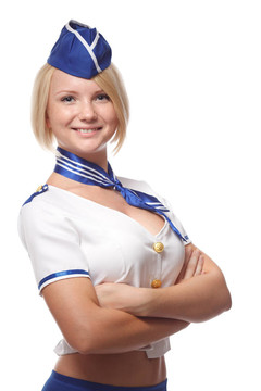 美女空姐肖像