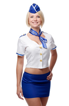 美女空姐肖像