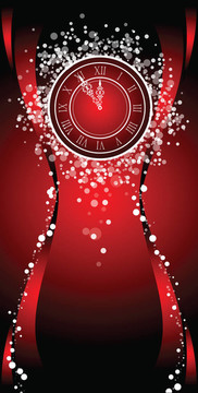 帶時鐘的新年祝?？? style=