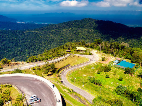 在Langkawi島的觀點(diǎn)。馬來西亞