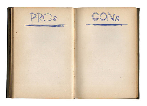 公開空贊成者和Cons Book