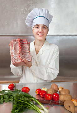 Cook生肉女人