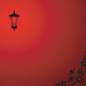 背景紅燈籠
