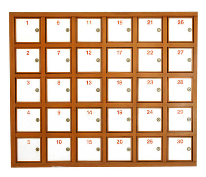 木制信箱