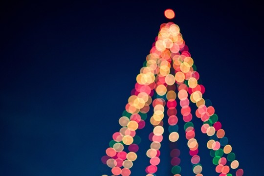 圣诞彩灯 圣诞树
