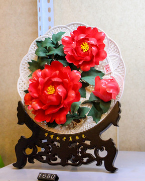 菊花雕塑