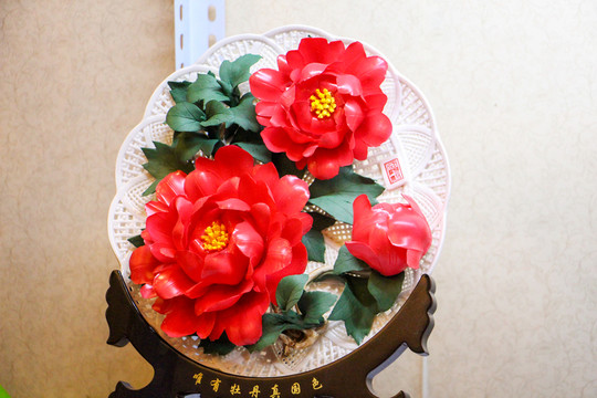 菊花雕塑