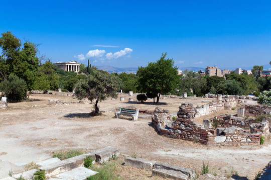 廣場(chǎng)；阿克羅波利斯；Athens