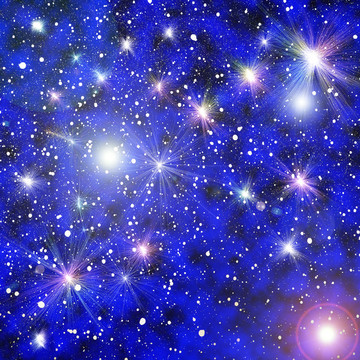絢麗星空 合層