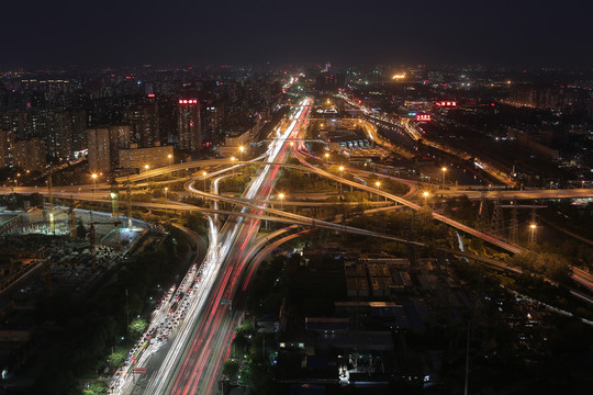 國貿(mào)中央商務(wù)區(qū)夜景