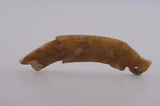 商代玉器 玉魚