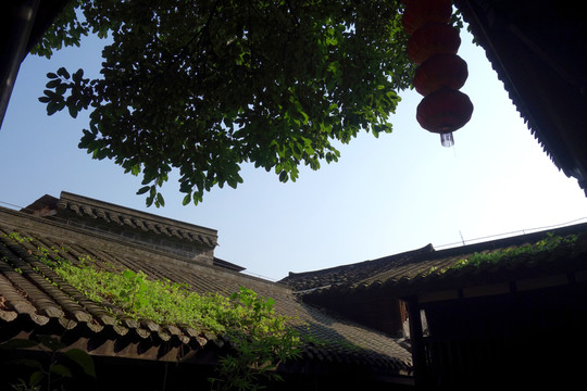 四合院 屋頂