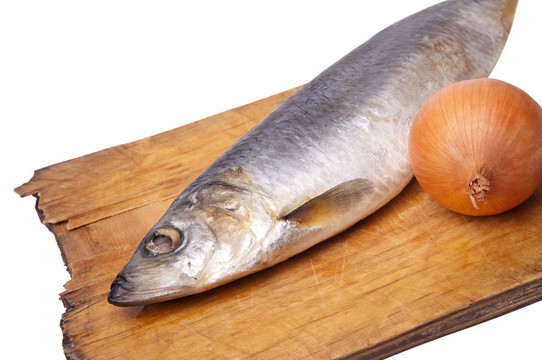 老廚房帶洋蔥的鯡魚