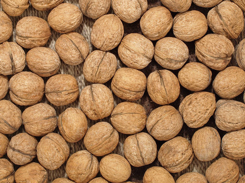 Walnuts.Background。