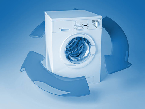回收洗衣機(jī)3D