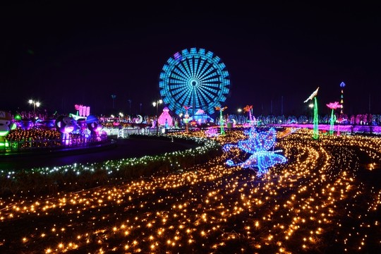摩天輪夜景