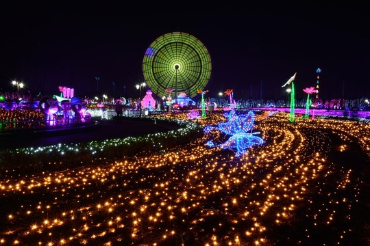 摩天輪夜景