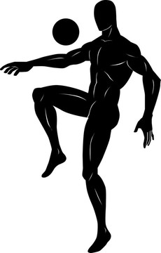 足球；插圖