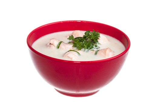 三文魚(yú)蔬菜湯
