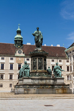 霍夫堡宮宮殿和紀念碑。vienna.austria。