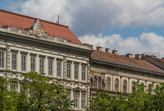 19世紀在布達城堡區(qū)budape典型建筑
