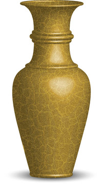金色花瓶插畫(huà)