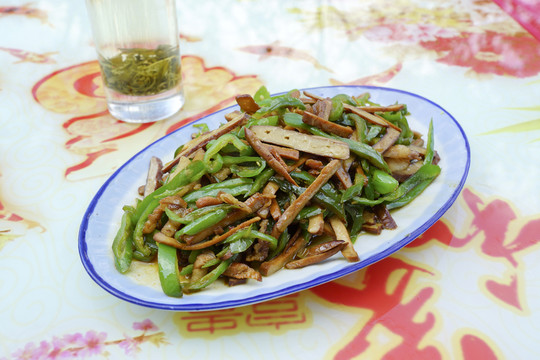 辣炒豆腐干