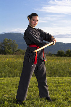 女忍者與武士刀