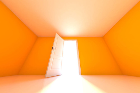 空蕩蕩的房間