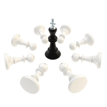 黑王的棋子孤立包圍